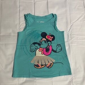 GAP Kids' Teal Minnie Mouse Tank Top